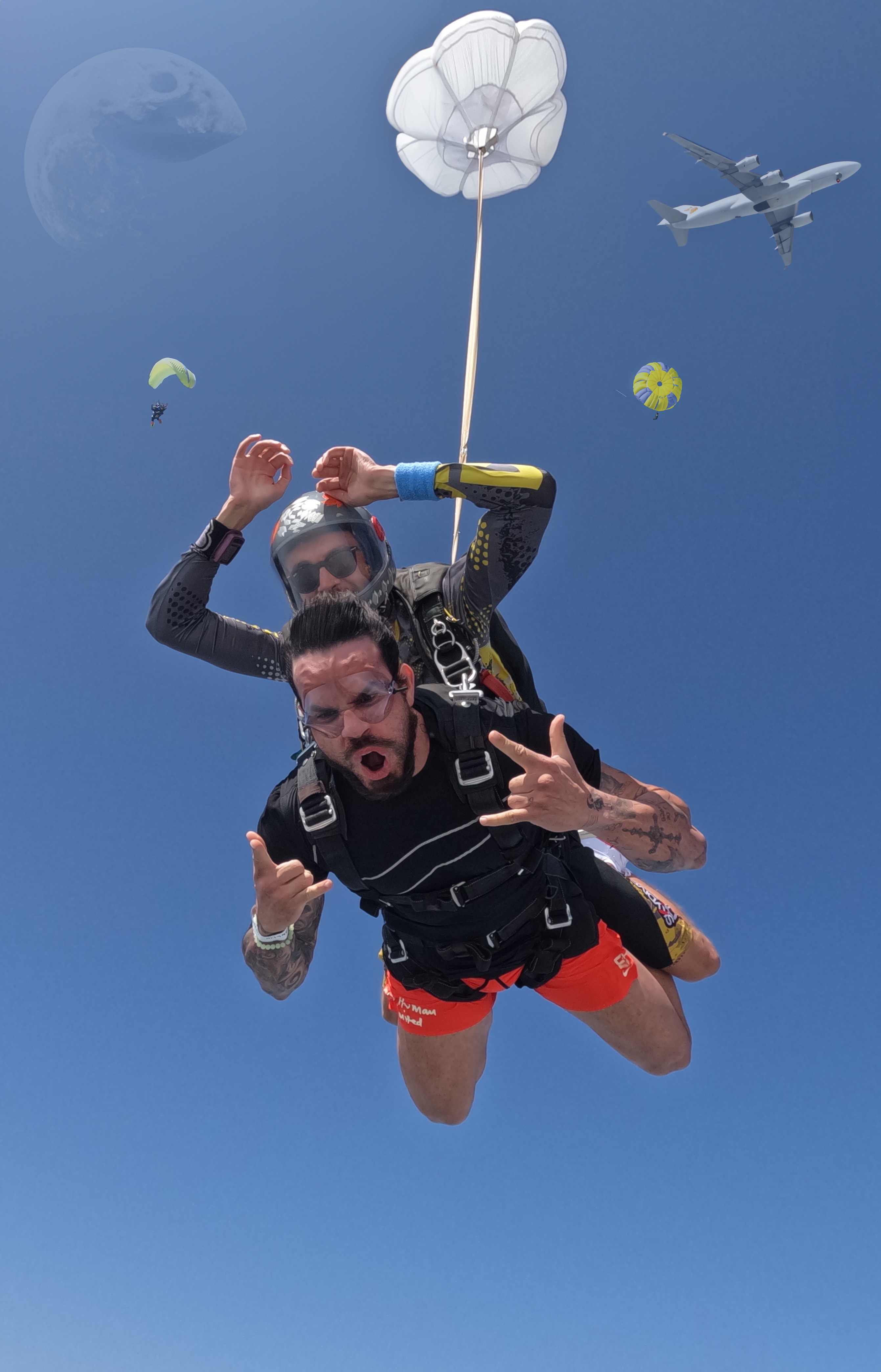 Salto de paraquedas em Dubai